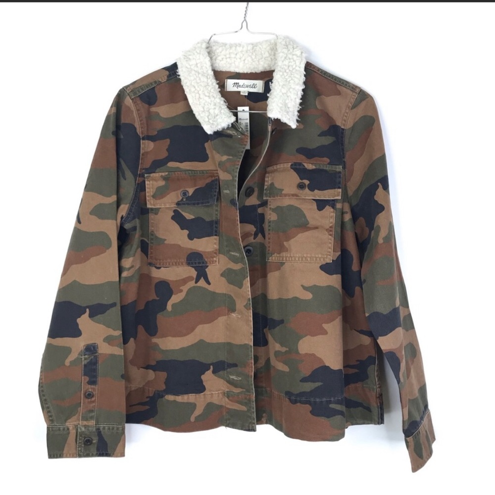 Madewell northward cropped shacket size S